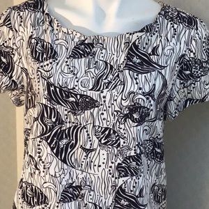 Lily put slurp cotton beautiful lined smock dress